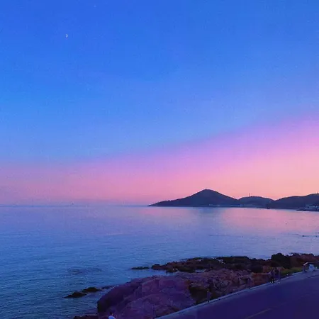 Qingdao Wushe Yujianshanju Tangchi Seaview Hotel foto